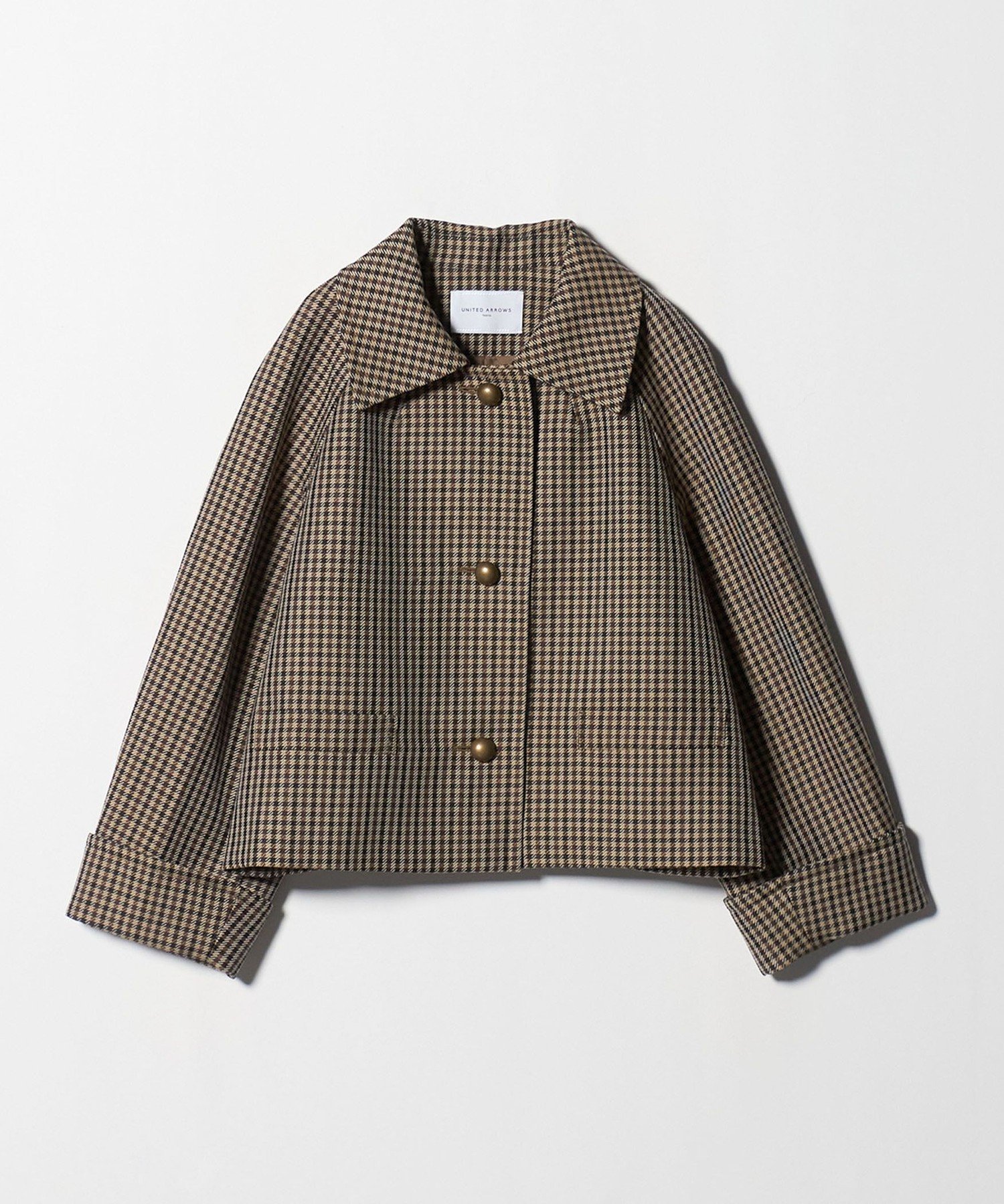 UNITED ARROWS｜チェック ショート ジャケット | Rakuten Fashion(楽天