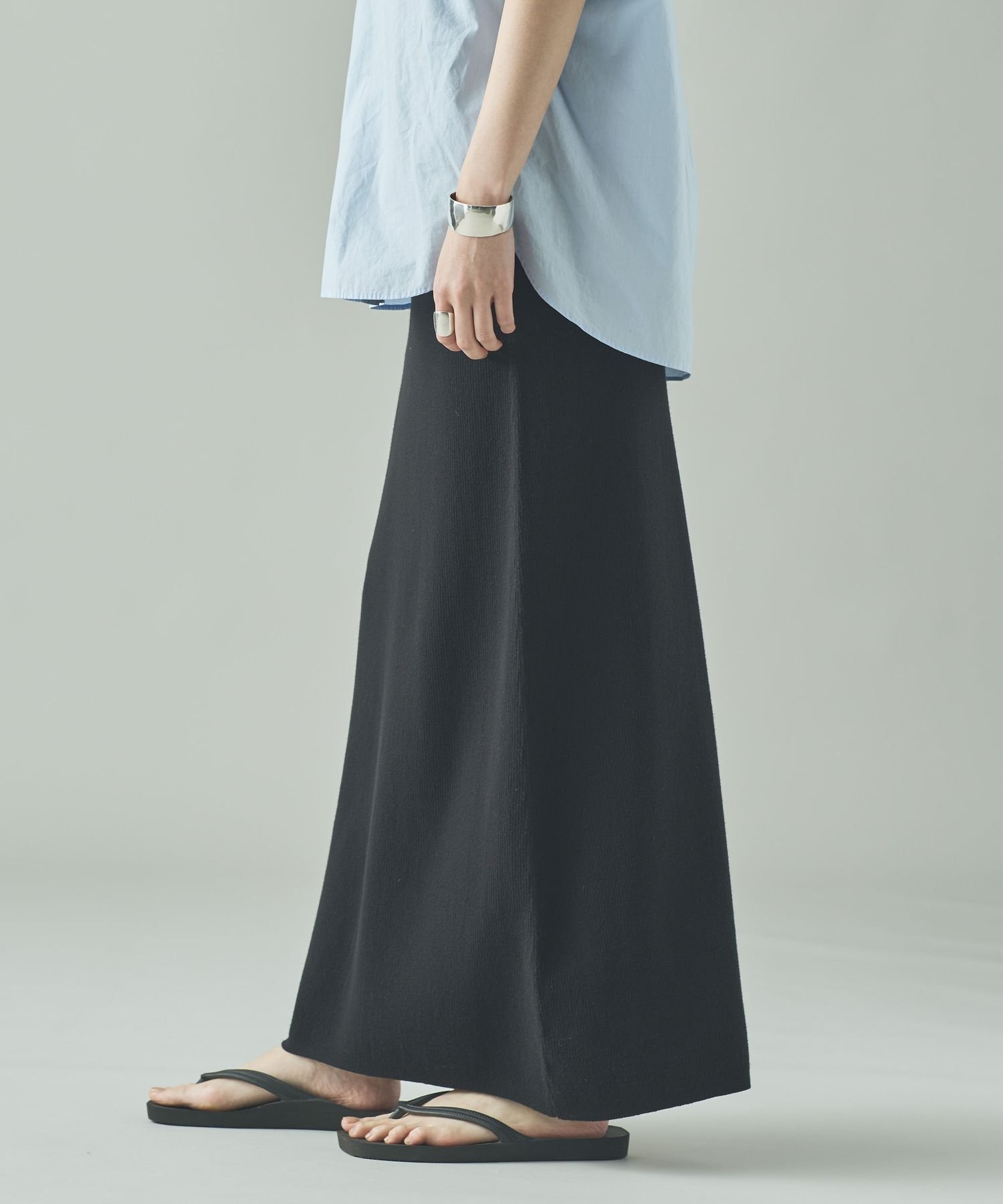 Curensology｜コットンリブタイトスカート | Rakuten Fashion(楽天