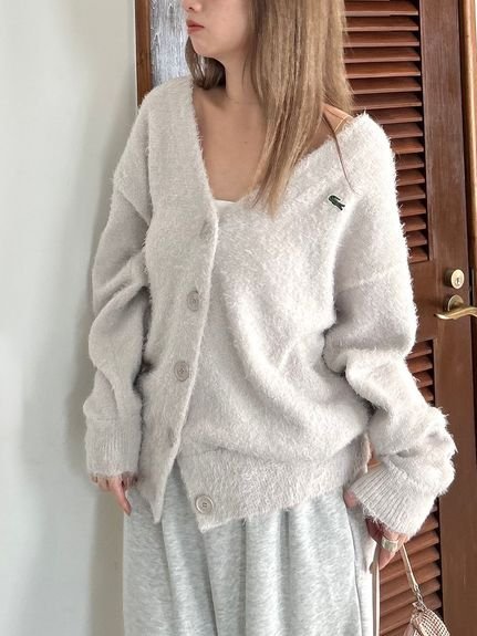 SNIDEL｜LACOSTE/ラメニットカーディガン | Rakuten Fashion(楽天