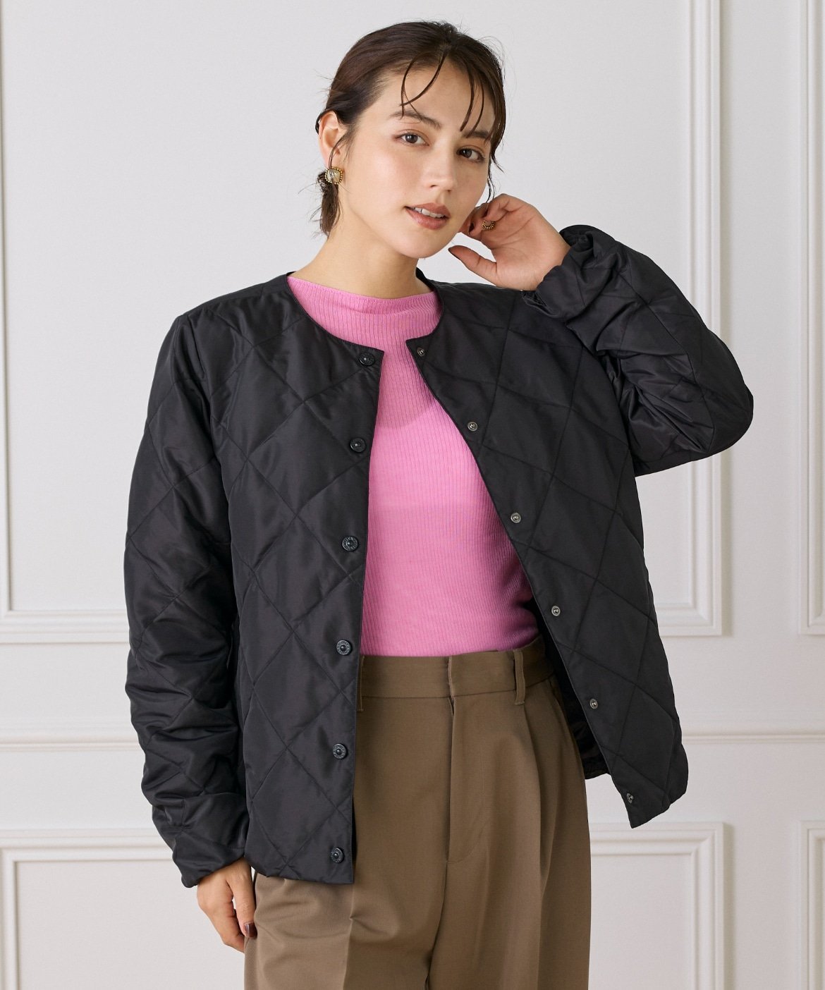 Spick & Span｜TAION / タイオン *Spick別注キルティングブルゾン