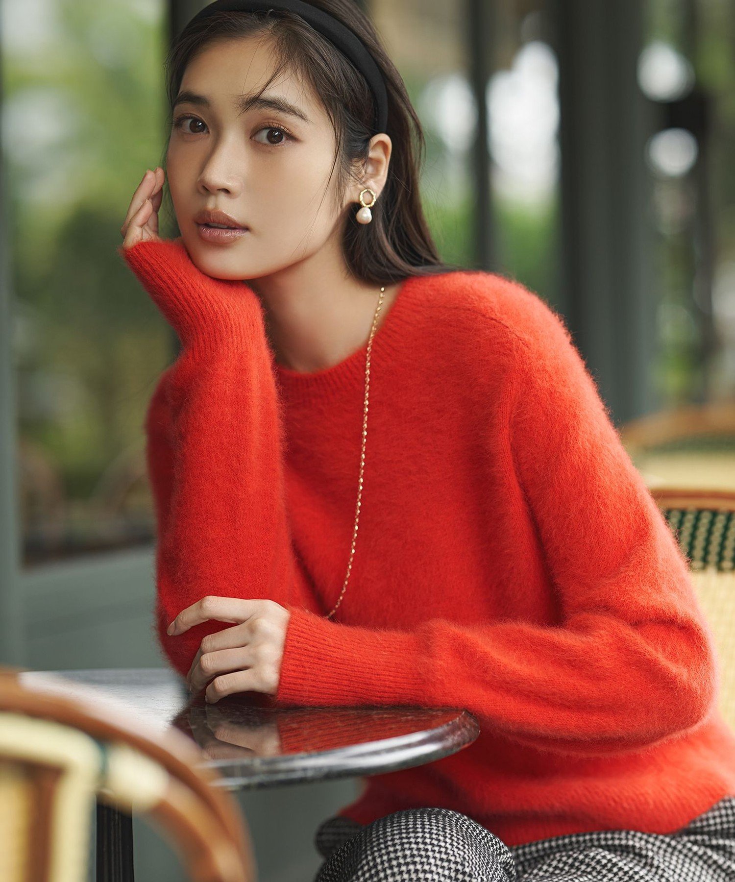 23区｜フォックスカシミヤファー ショート丈 ニット | Rakuten Fashion