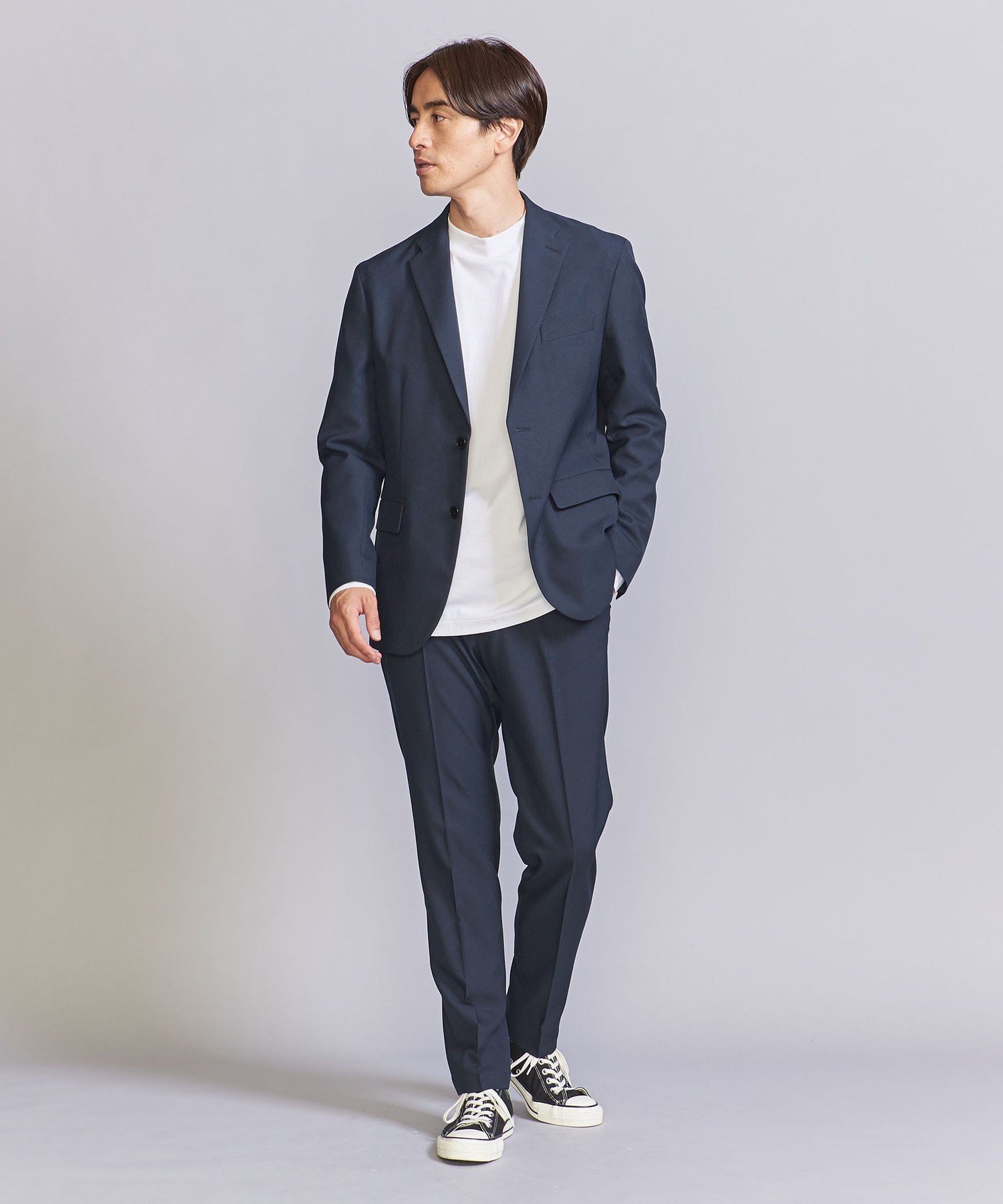 UNITED ARROWS LTD. OUTLET｜マイクロ ピンヘッド ノープリーツ パンツ