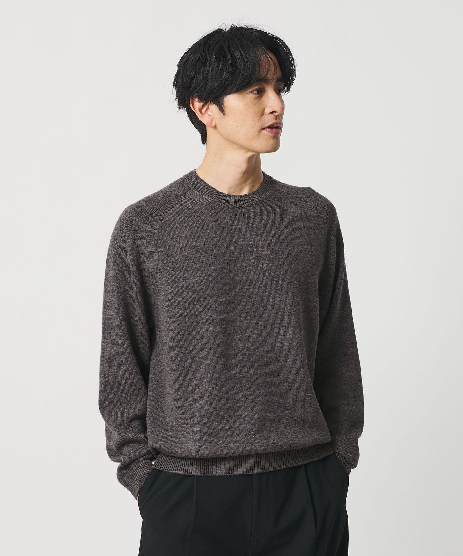 BEAUTY&YOUTH UNITED ARROWS｜7ゲージ ファイン MRN クルーネック