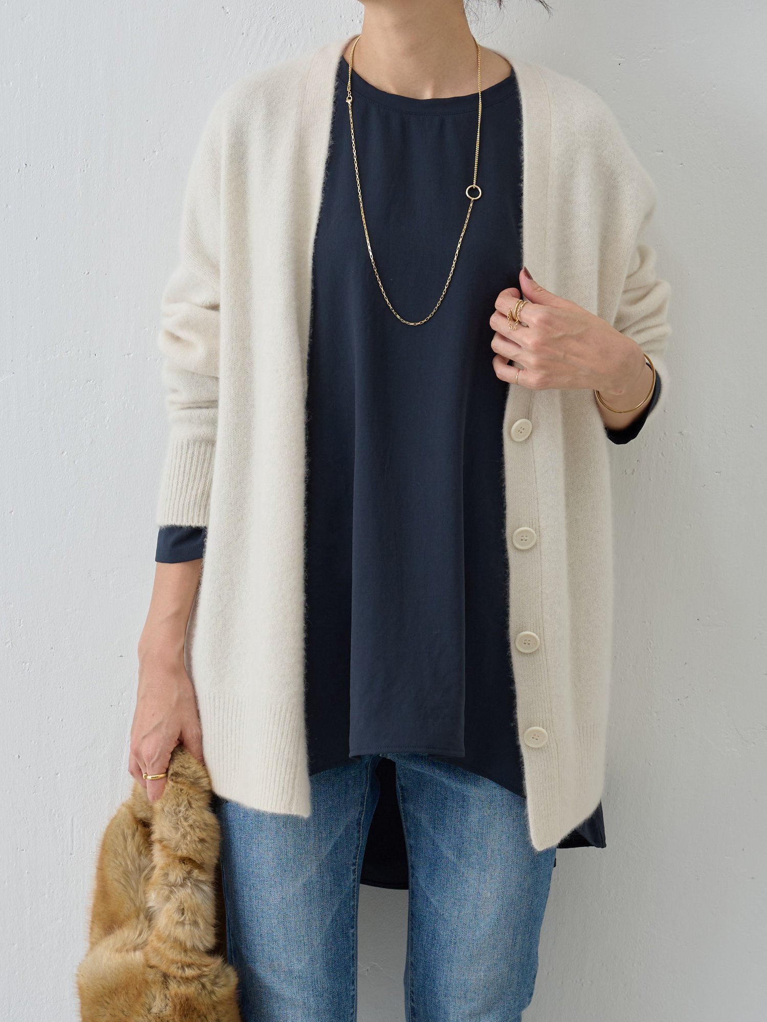 BEARDSLEY｜《LIVETART》後ろドレープ Tブラウス | Rakuten Fashion