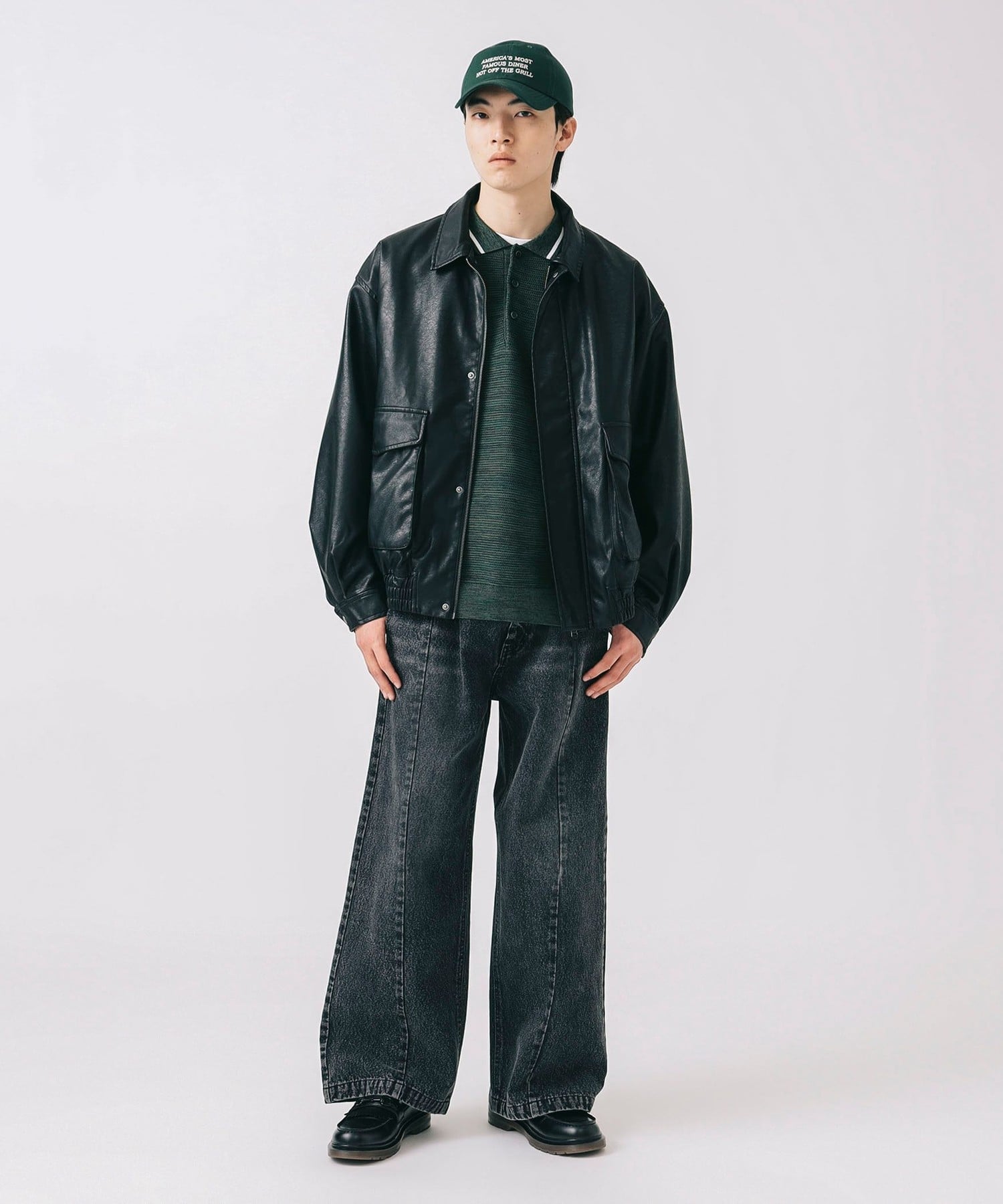 BEAMS HEART｜BEAMS HEART｜クラシック フェイクレザー ブルゾン