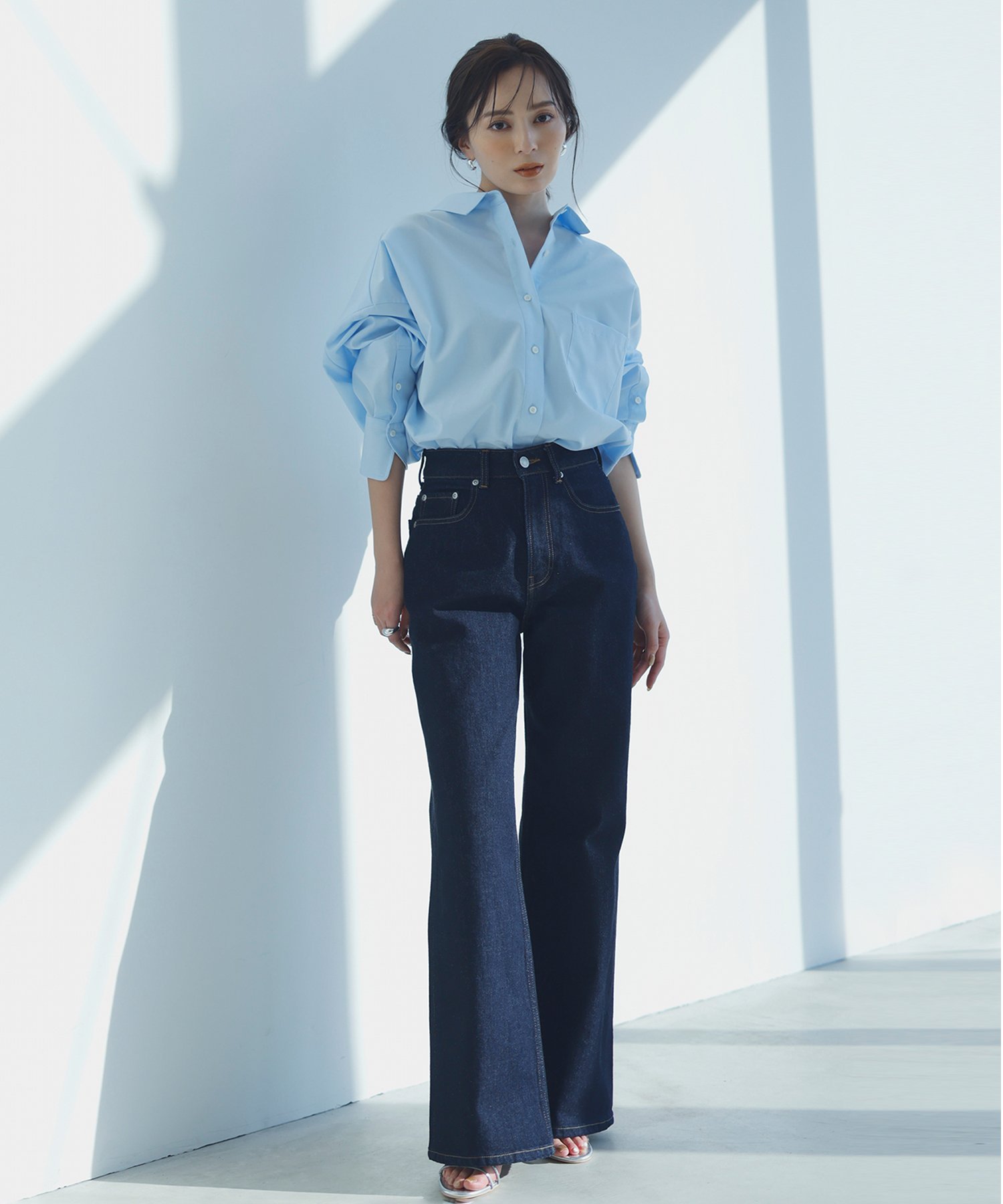 anuans｜Wide leg denim | Rakuten Fashion(楽天ファッション／旧楽天