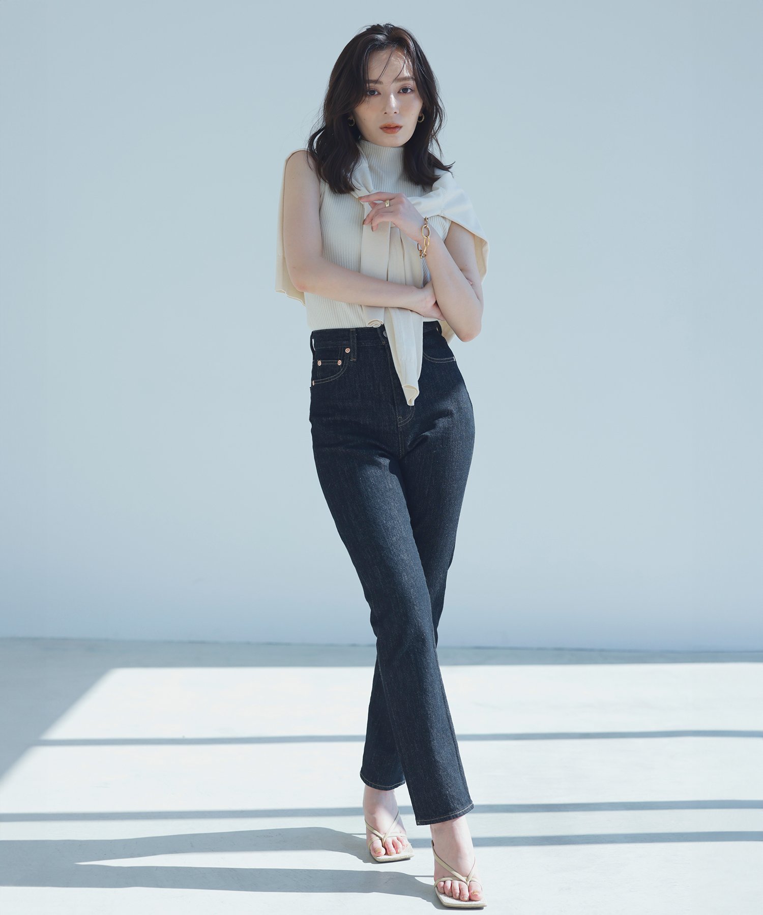 anuans｜Slim straight denim | Rakuten Fashion(楽天ファッション／旧