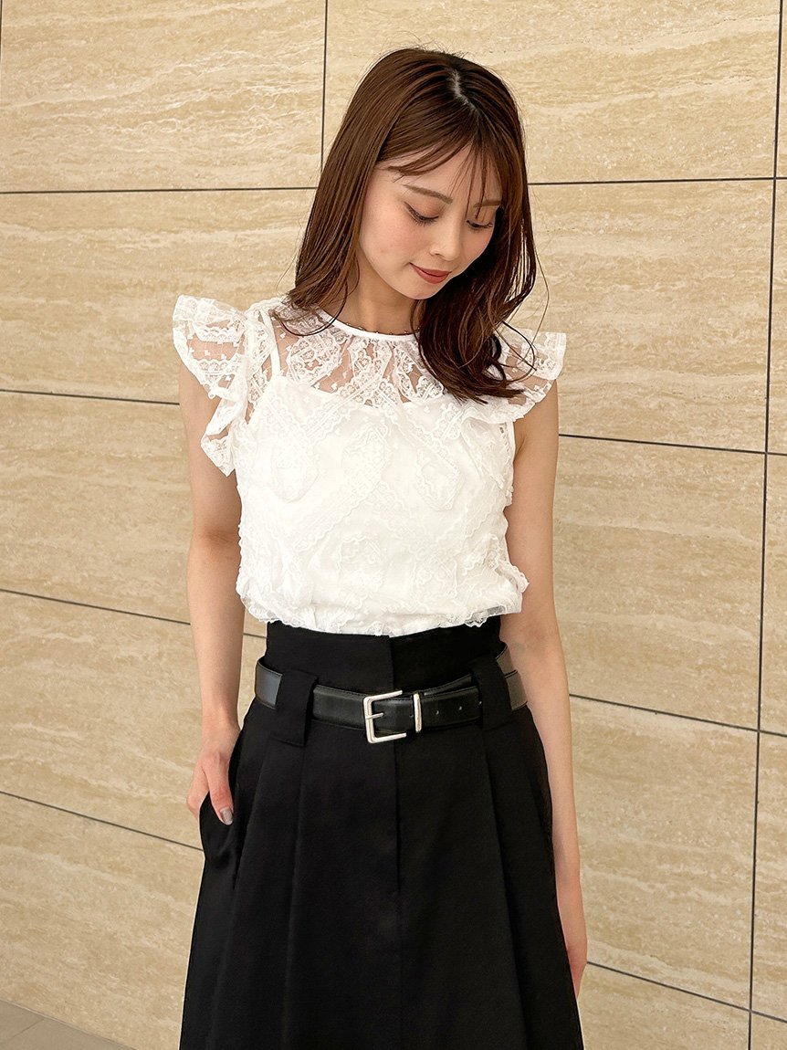 SNIDEL｜チノワイドスカート | Rakuten Fashion(楽天ファッション／旧