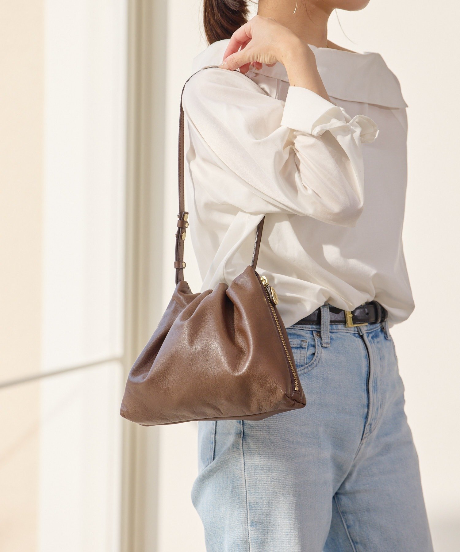 gemeil｜【累計販売1万本突破】レザーワンハンドルバッグ (CE-1014