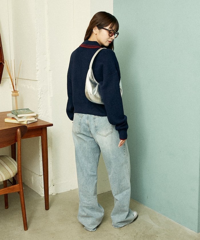 FREAK'S STORE｜襟ライン入り ドライバーズニット 限定展開 25AW