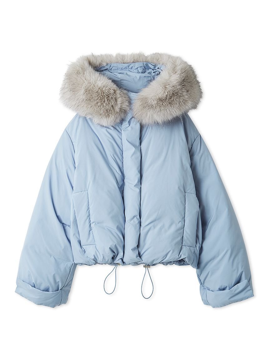 SNIDEL｜【WEB限定カラーあり】西川フードファーショートダウン