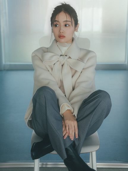 SNIDEL｜リバーリボンージャケット【カンヘウォン着用】 | Rakuten