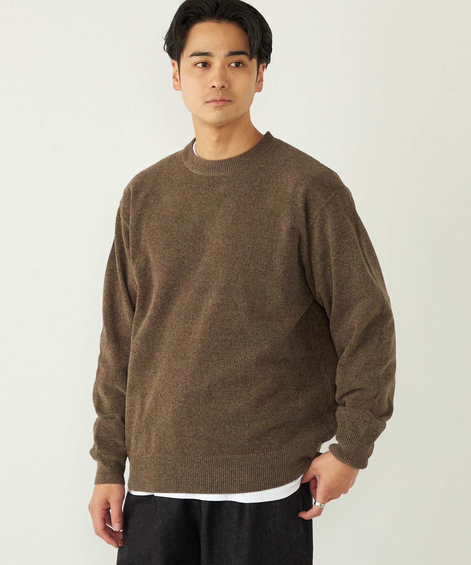 SHIPS｜SHIPS Colors:<洗濯機可能>ハイゲージ モール ニット | Rakuten