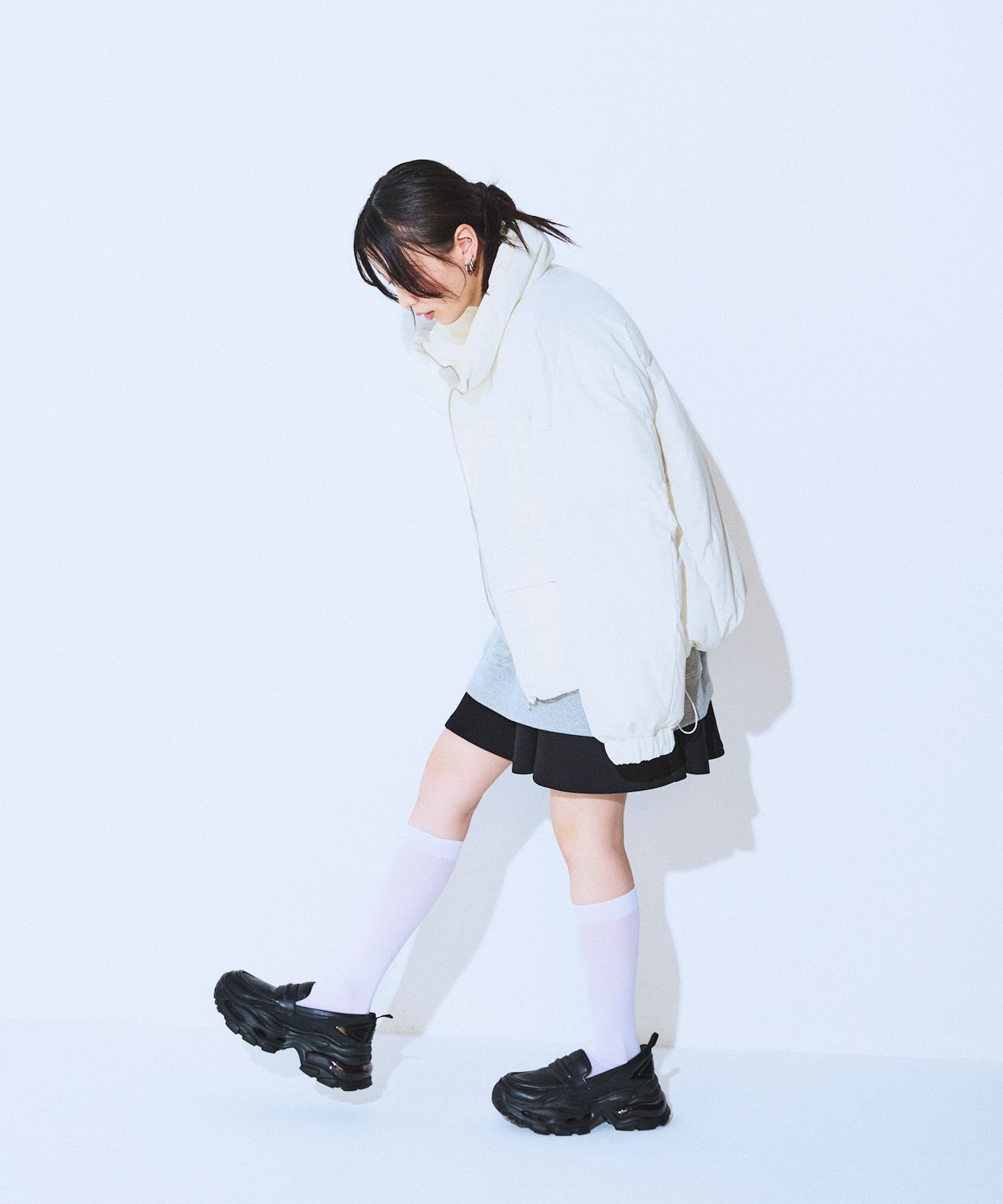 JEANASIS｜リバーシブルボリュームスタンドパファーコート | Rakuten