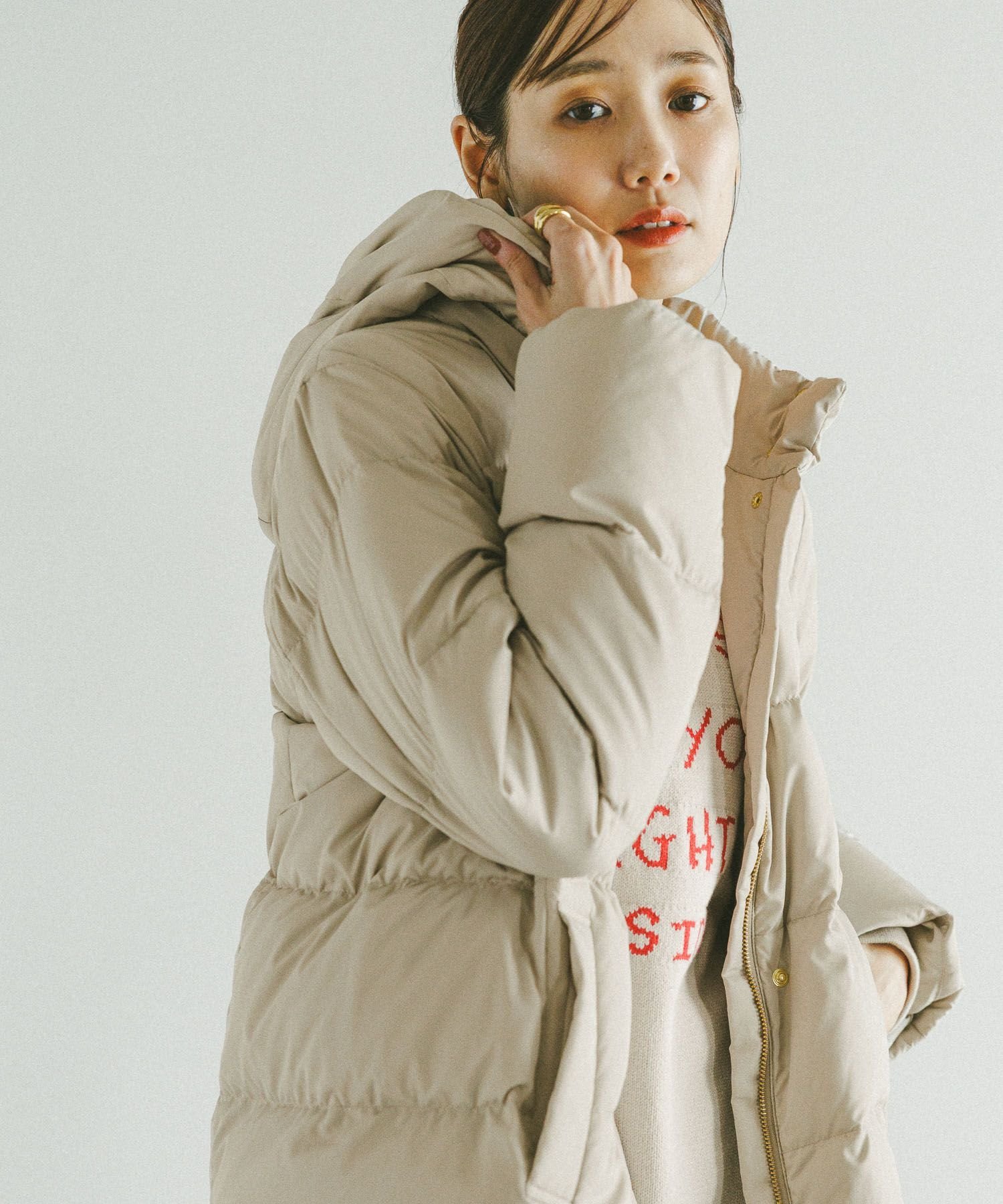 GLOBAL WORK｜ウツクシルエット撥水ダウンブルゾン/497167 | Rakuten