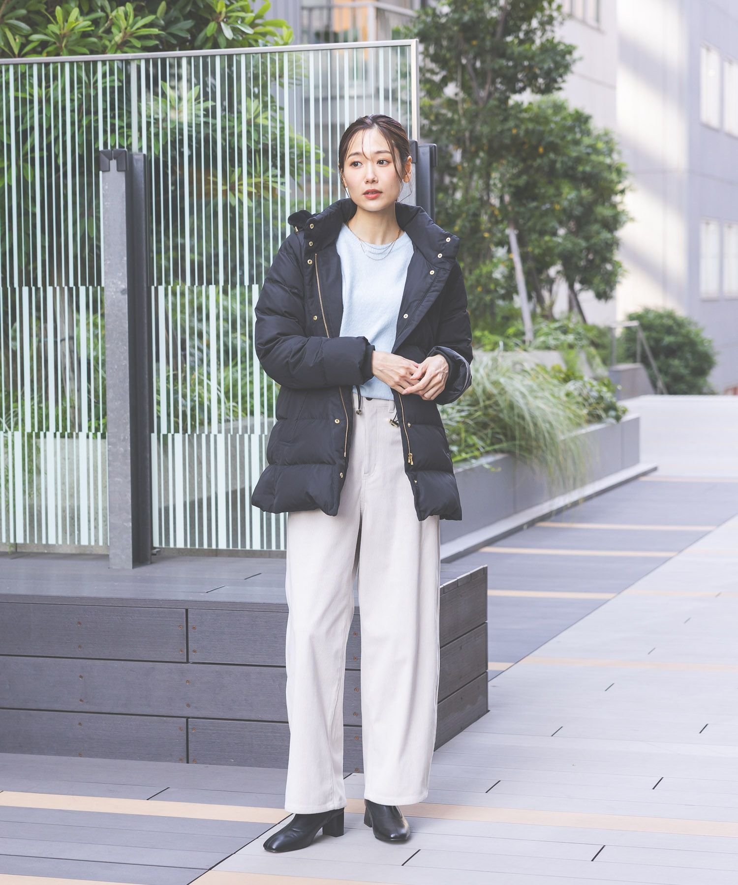 GLOBAL WORK｜ウツクシルエット撥水ダウンコート/497165 | Rakuten