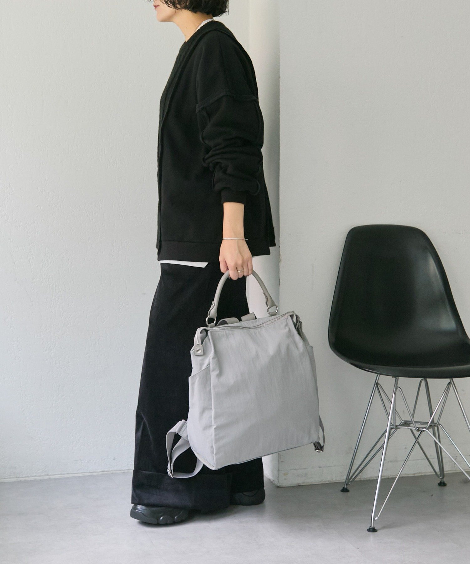 ear PAPILLONNER｜《撥水/A4サイズ対応/リバイバル》スクエアリュック