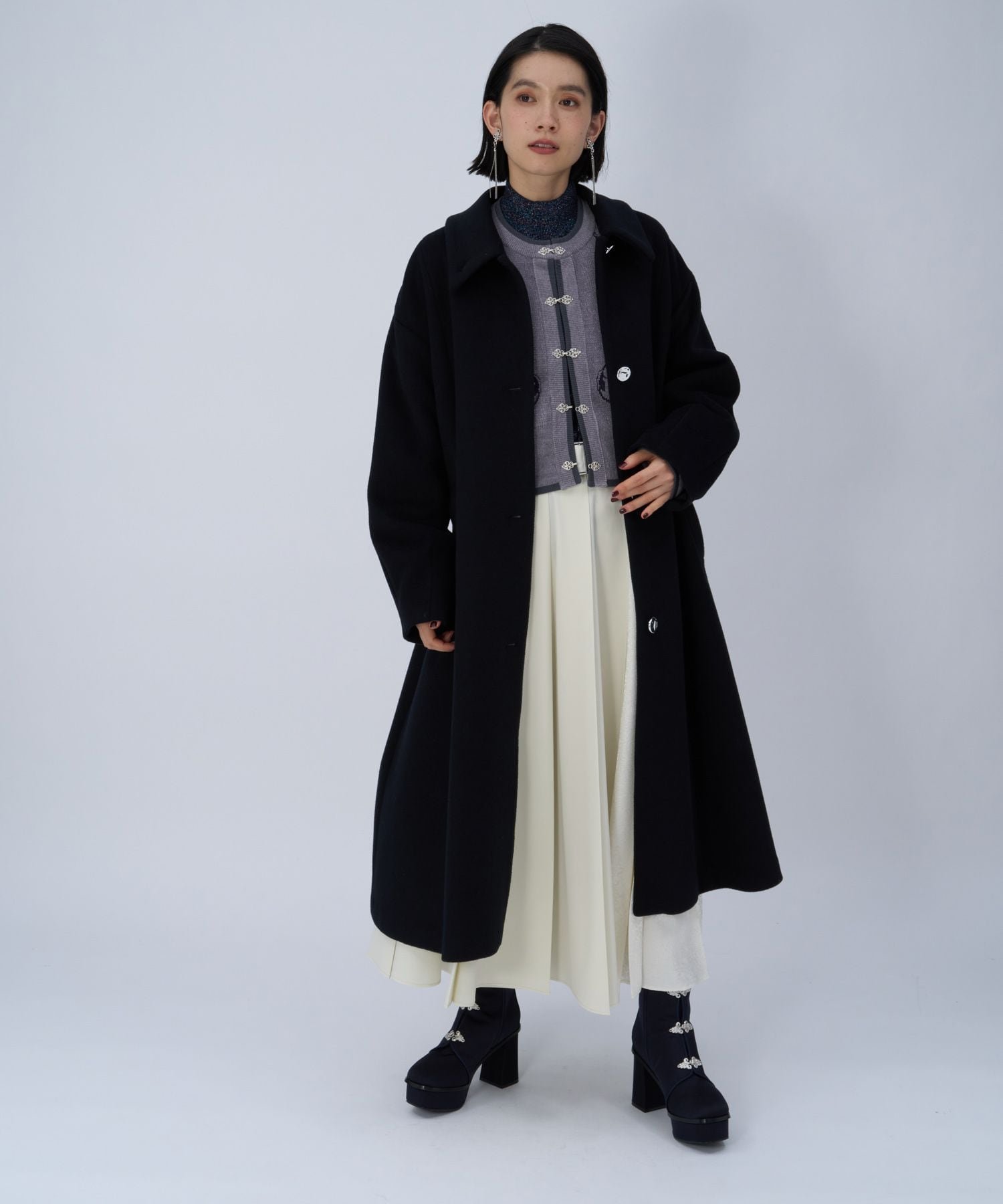 HARE｜アシメジャガードプリーツスカート | Rakuten Fashion(楽天