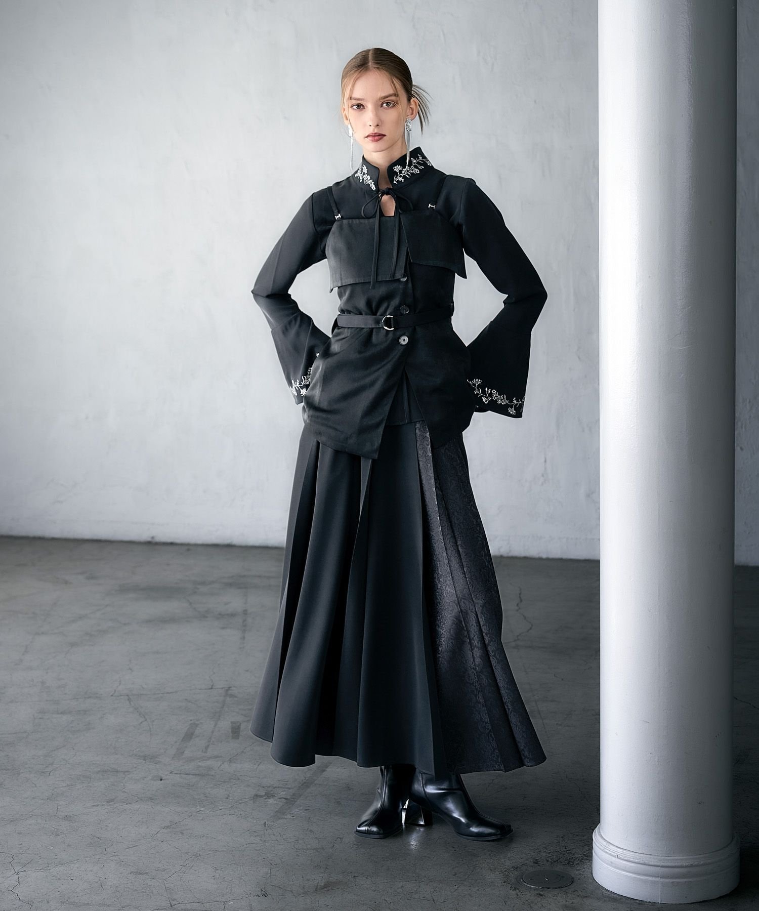 HARE｜アシメジャガードプリーツスカート | Rakuten Fashion(楽天