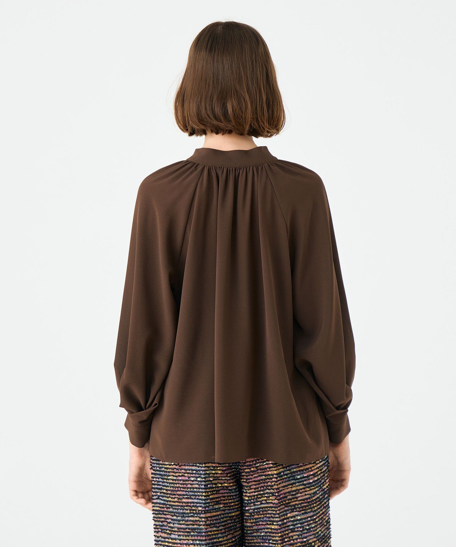 TOMORROWLAND｜シアートロピカル ボウタイブラウス | Rakuten Fashion