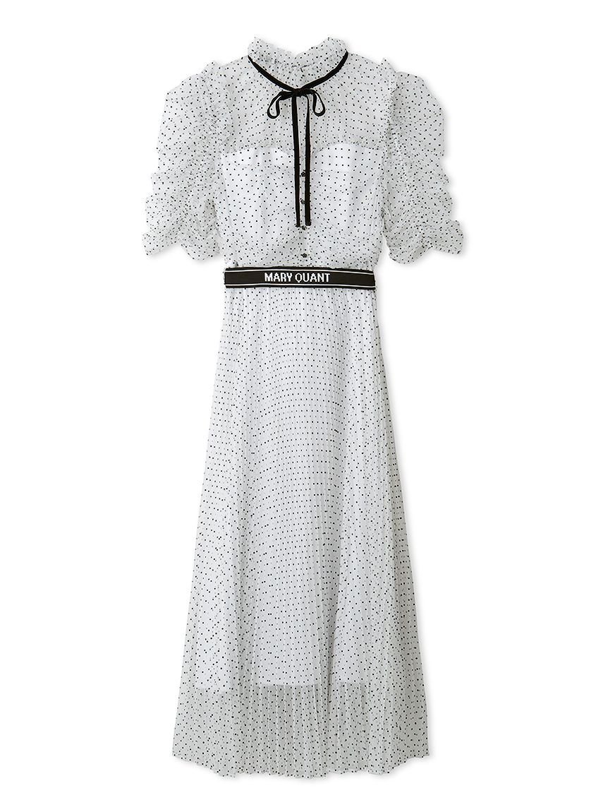 LILY BROWN｜【LILY BROWN×MARY QUANT】ベルト付きドットチュール
