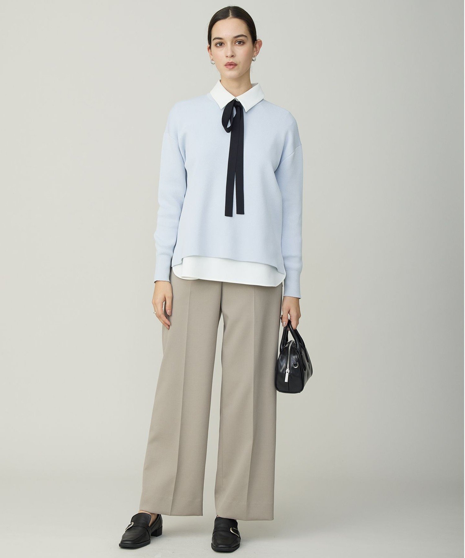 ICB｜【WEB限定カラーあり】マラボーテWジョーゼット ボウタイ付き