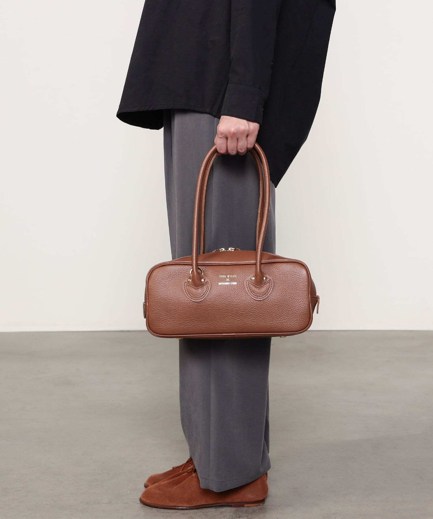 Bshop｜YOUNG & OLSEN The DRYGOODS STORE | エンボスレザー ワイド