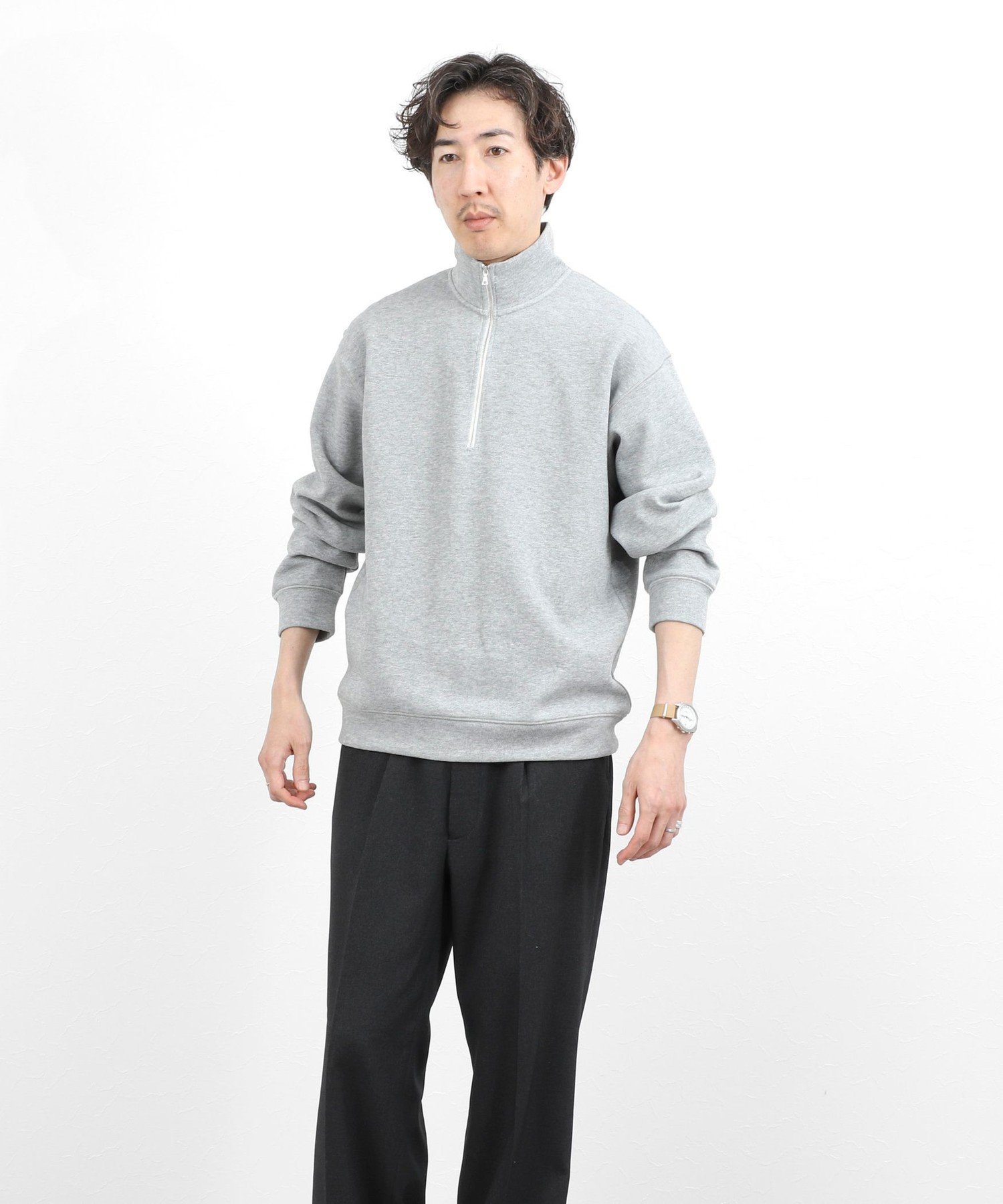 NOLLEY'S｜リブダンボール スタンドハーフZip 26SS | Rakuten Fashion