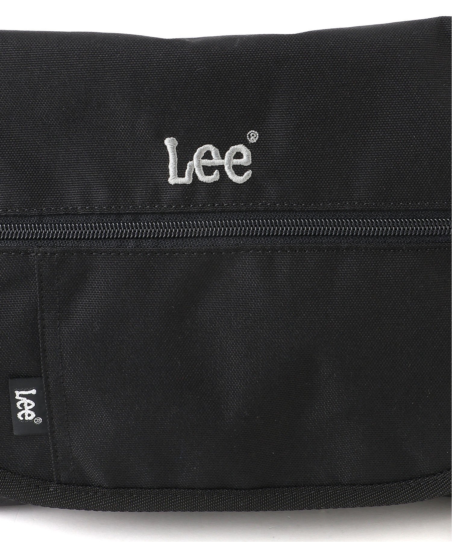 Lazar｜Lee リー ロゴ ワンポイント刺繍 撥水 フラップ ショルダー