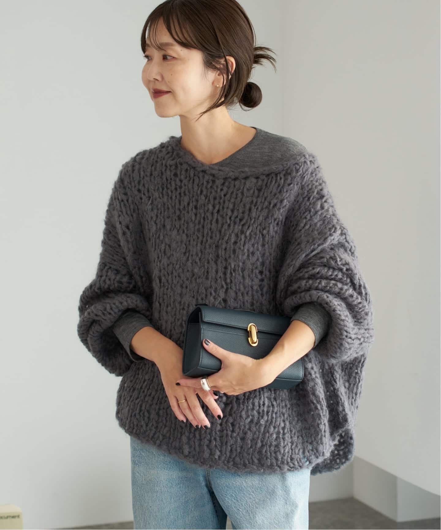 plage｜《追加》HAND KNIT ジャンボタム プルオーバー | Rakuten