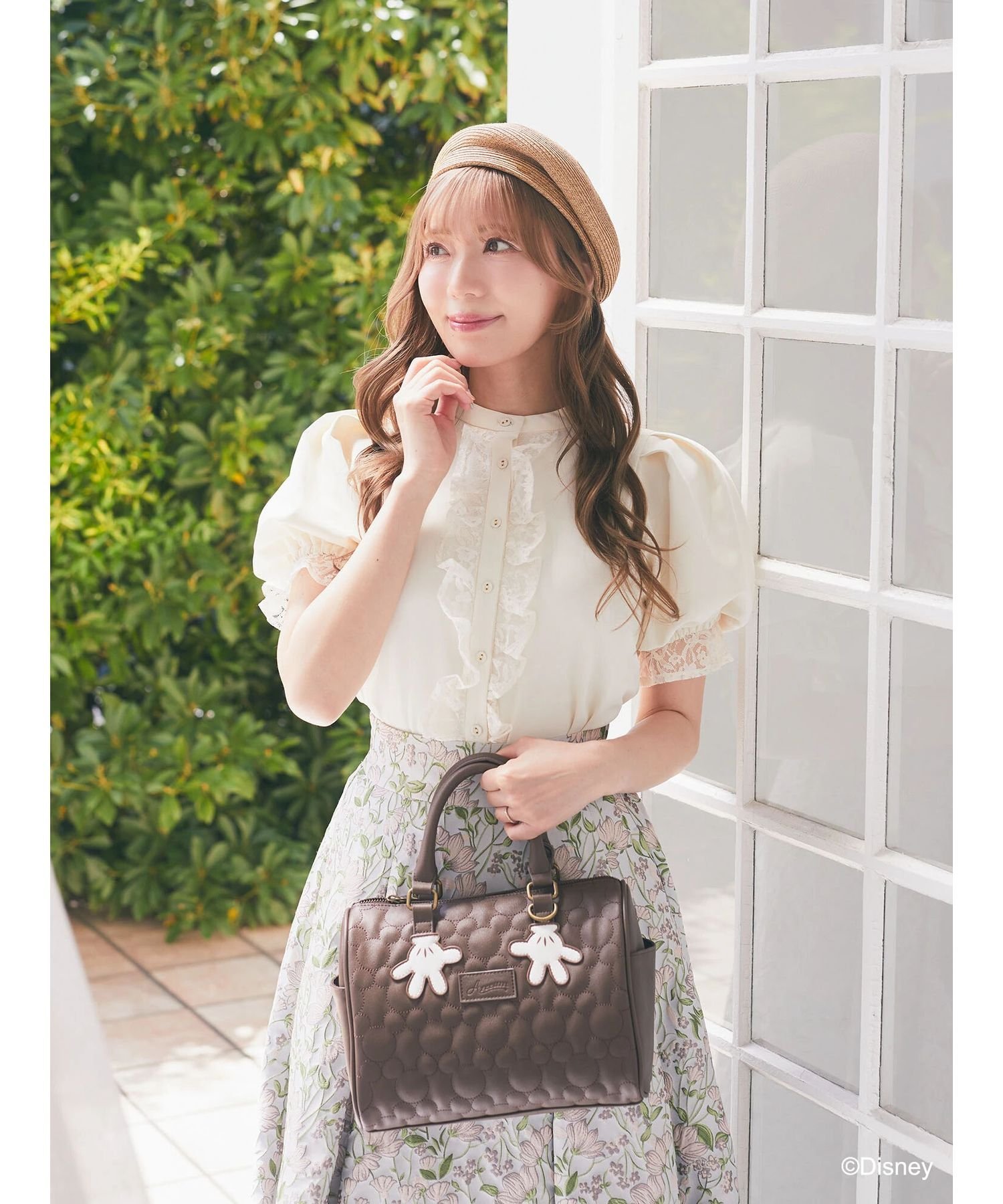 Areeam｜ミッキー/キルティングミニボストンバッグ | Rakuten Fashion