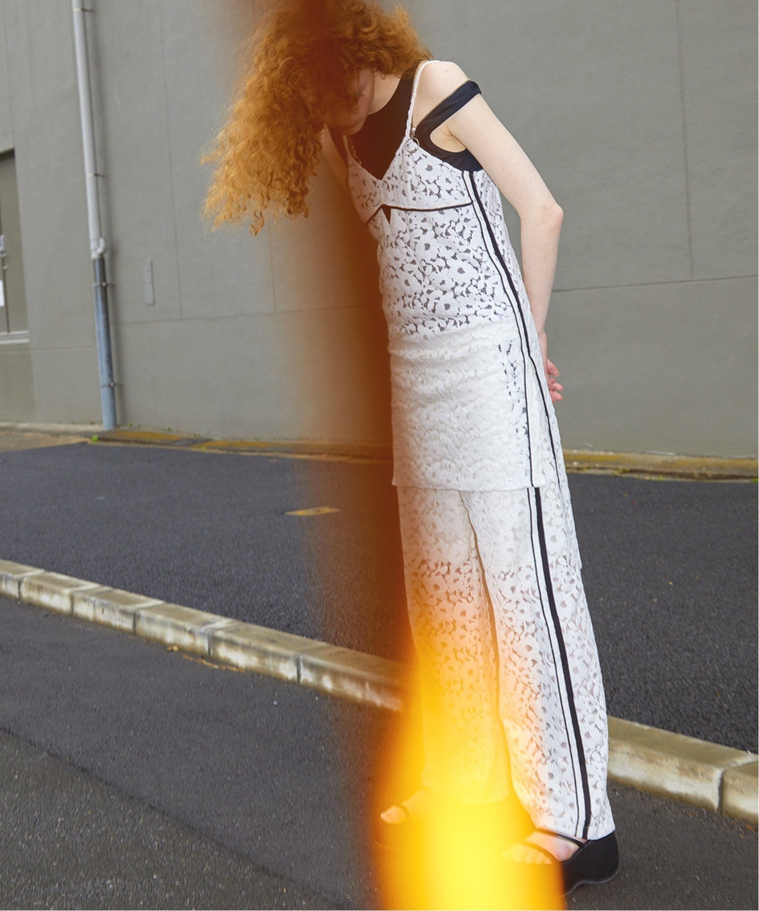 MAISON SPECIAL｜サイドラインレースキャミチュニック【MAISON SPECIAL