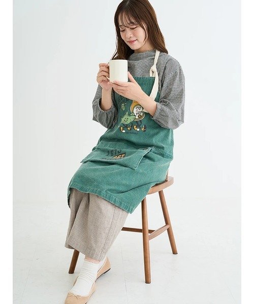 LUDIC PARK｜パッカブルエプロン【ビール&枝豆】 | Rakuten Fashion