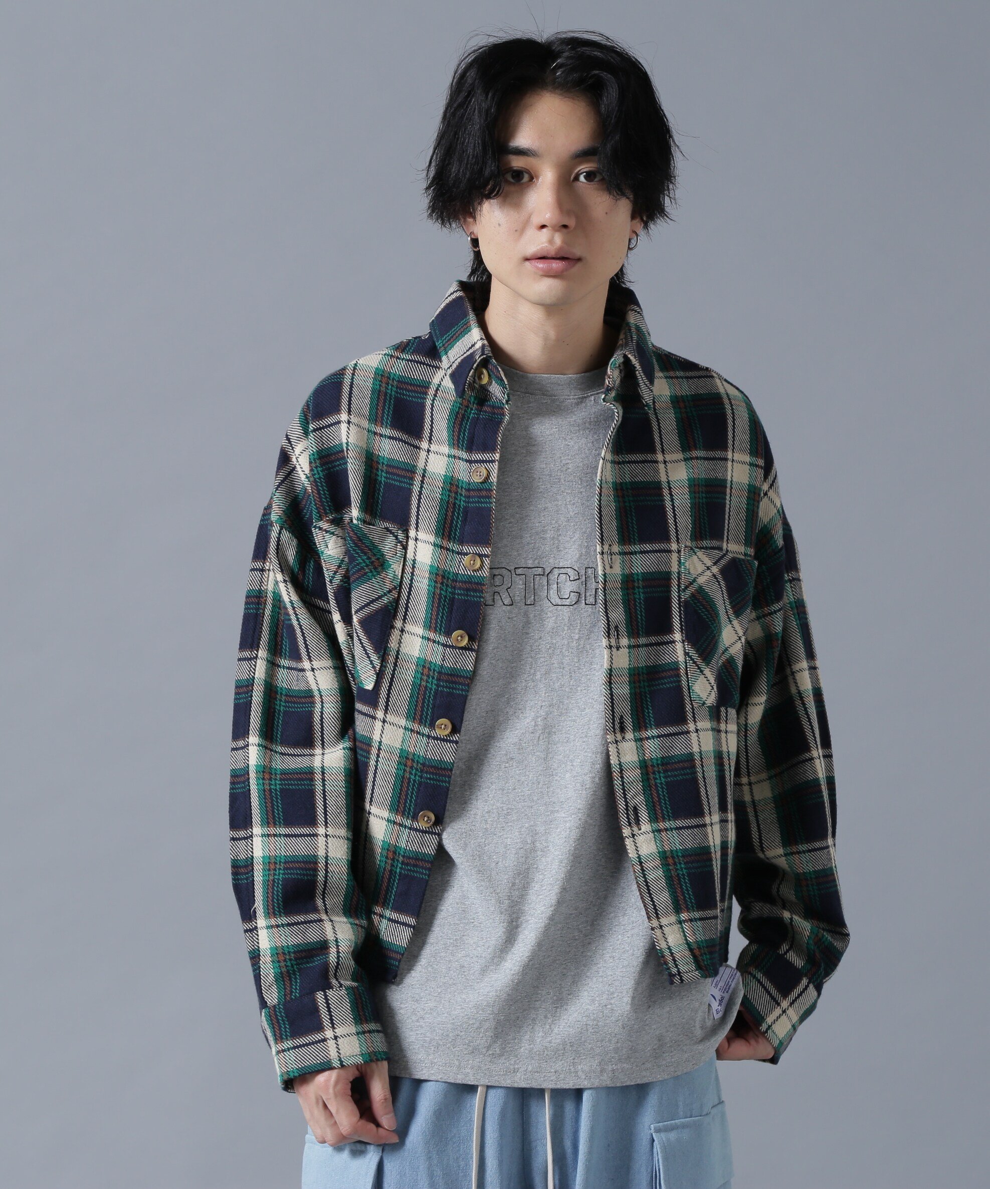 LHP｜DankeSchon/ダンケシェーン/COTTON FLANNEL CHECK SHIRT