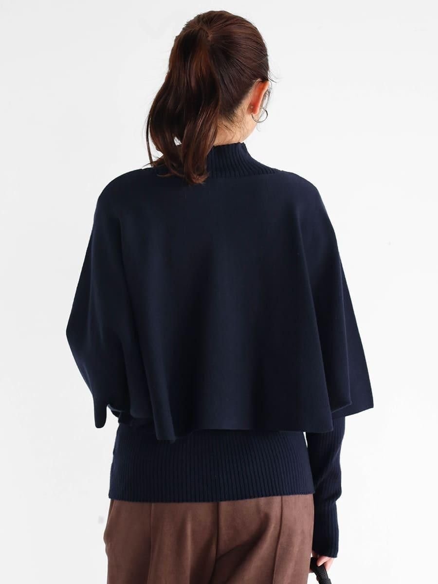 Vin｜ケープハイネックニットアンサンブル | Rakuten Fashion(楽天