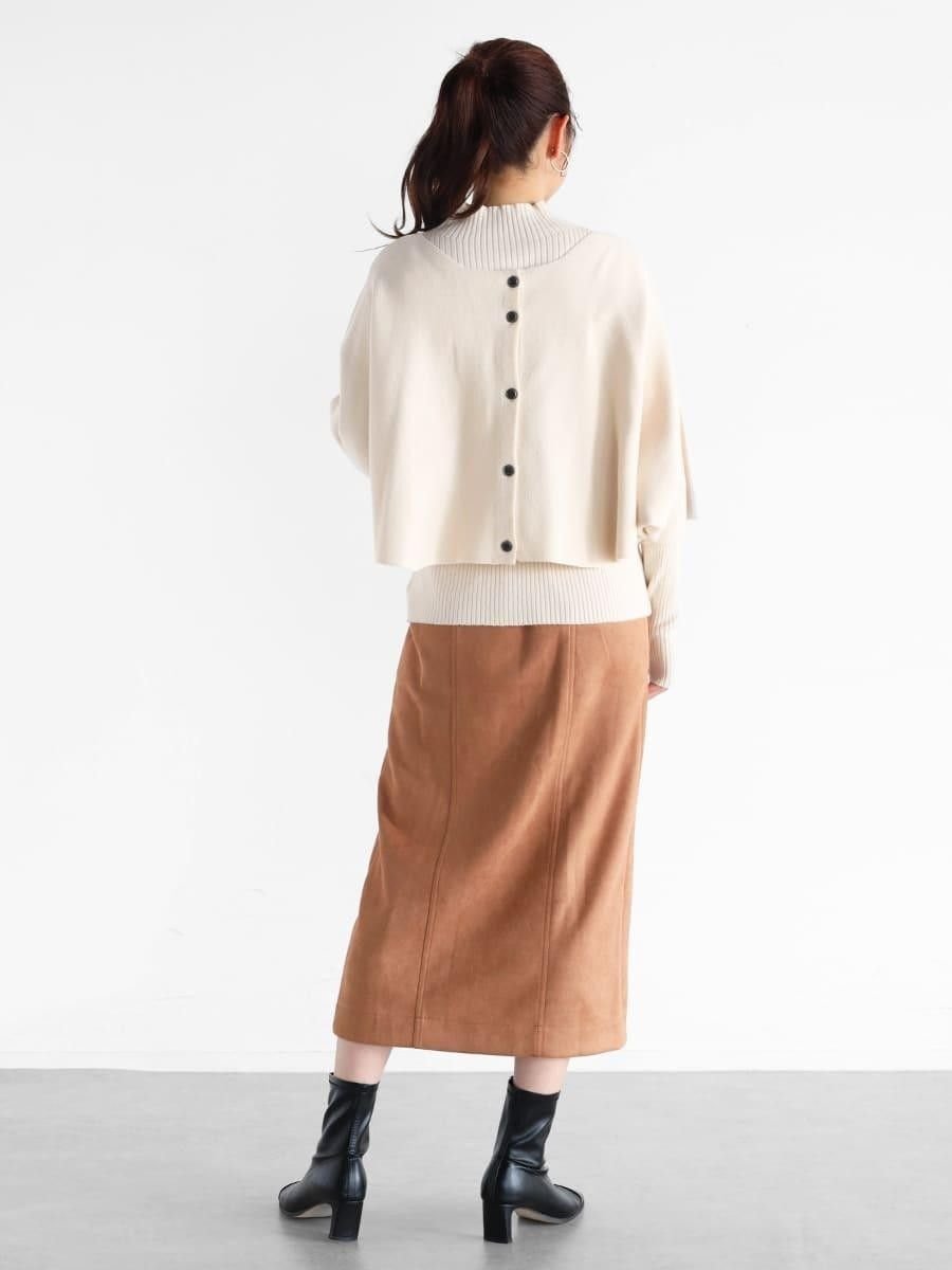 Vin｜ケープハイネックニットアンサンブル | Rakuten Fashion(楽天