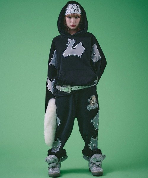 JACKROSE｜GALFY/ガルフィー ギャル男BIGロゴダブダブパーカー