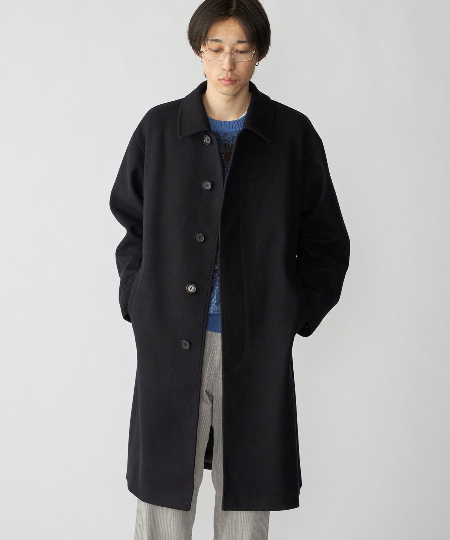 SHIPS｜City Ambient Products: オーバーサイズ メルトン コート