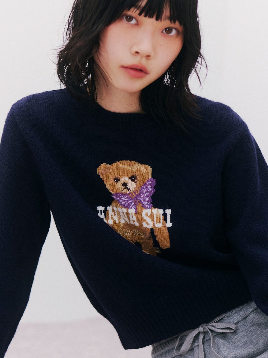 LILY BROWN｜【LILY BROWN ×ANNA SUI】バタフライLily Bearニット