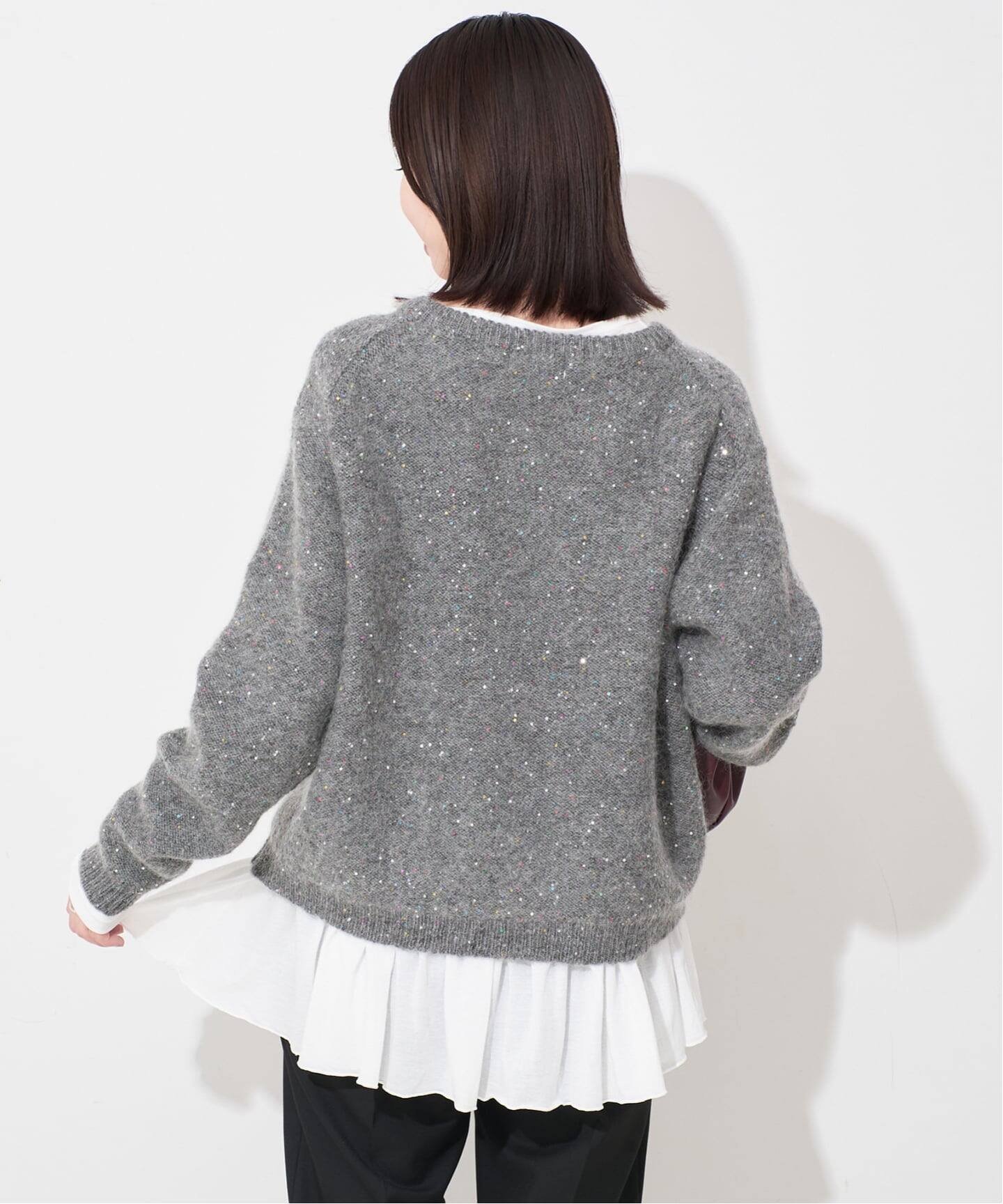 SLOBE IENA｜《WEB限定/追加2》スパンコールニット | Rakuten Fashion