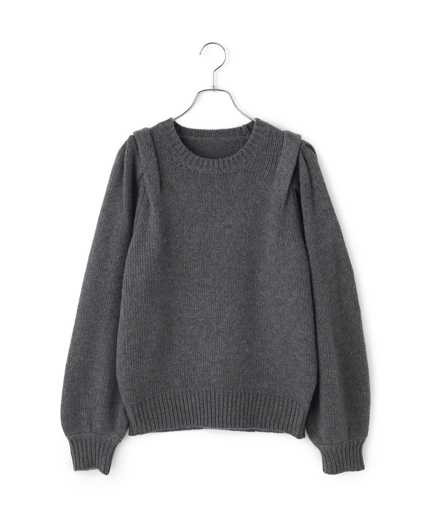 ADAM ET ROPE'｜【WEB限定】ショルダータックニットプルオーバー