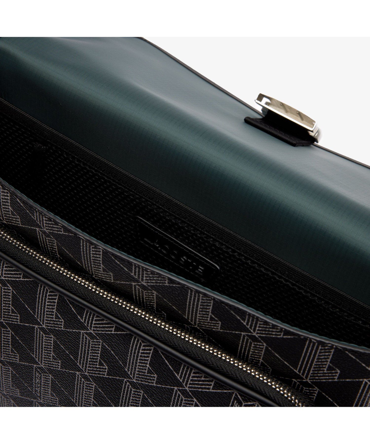 LACOSTE｜ザブレンド モノグラムフラップメッセンジャーバッグ