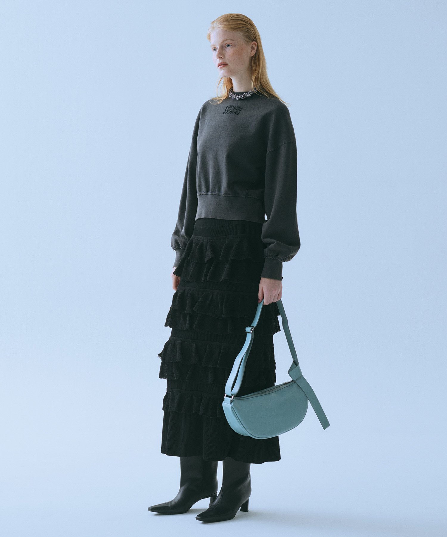 ADAM ET ROPE'｜MOL レザーワイドシャフトブーツ | Rakuten Fashion