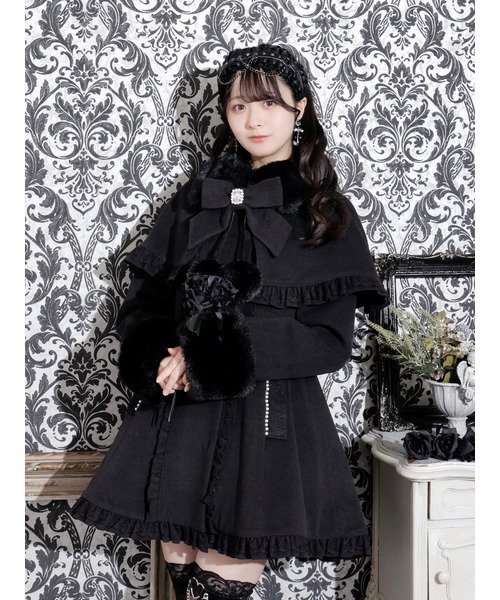 NOEMIE｜ヨークフリルドーリーショートコート | Rakuten Fashion(楽天