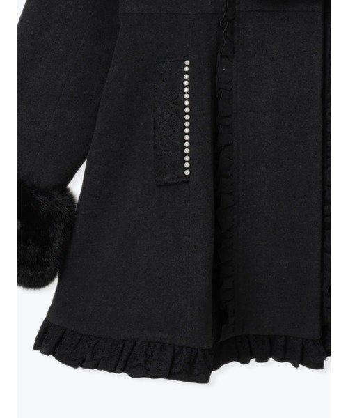 NOEMIE｜ゴシックフリルレースアップケープコート | Rakuten Fashion