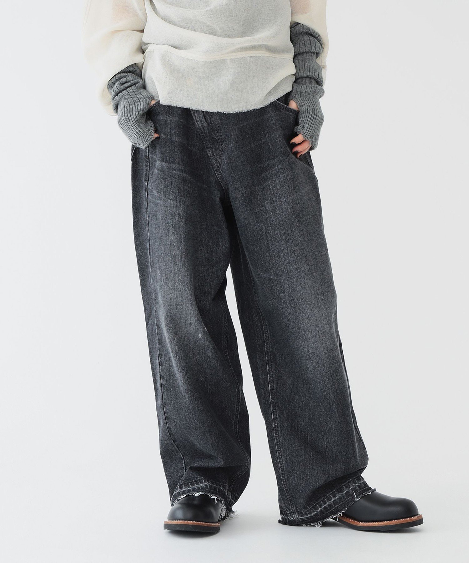 BEAMS WOMEN｜【別注】Lee * maturely / デニム アシメ パンツ