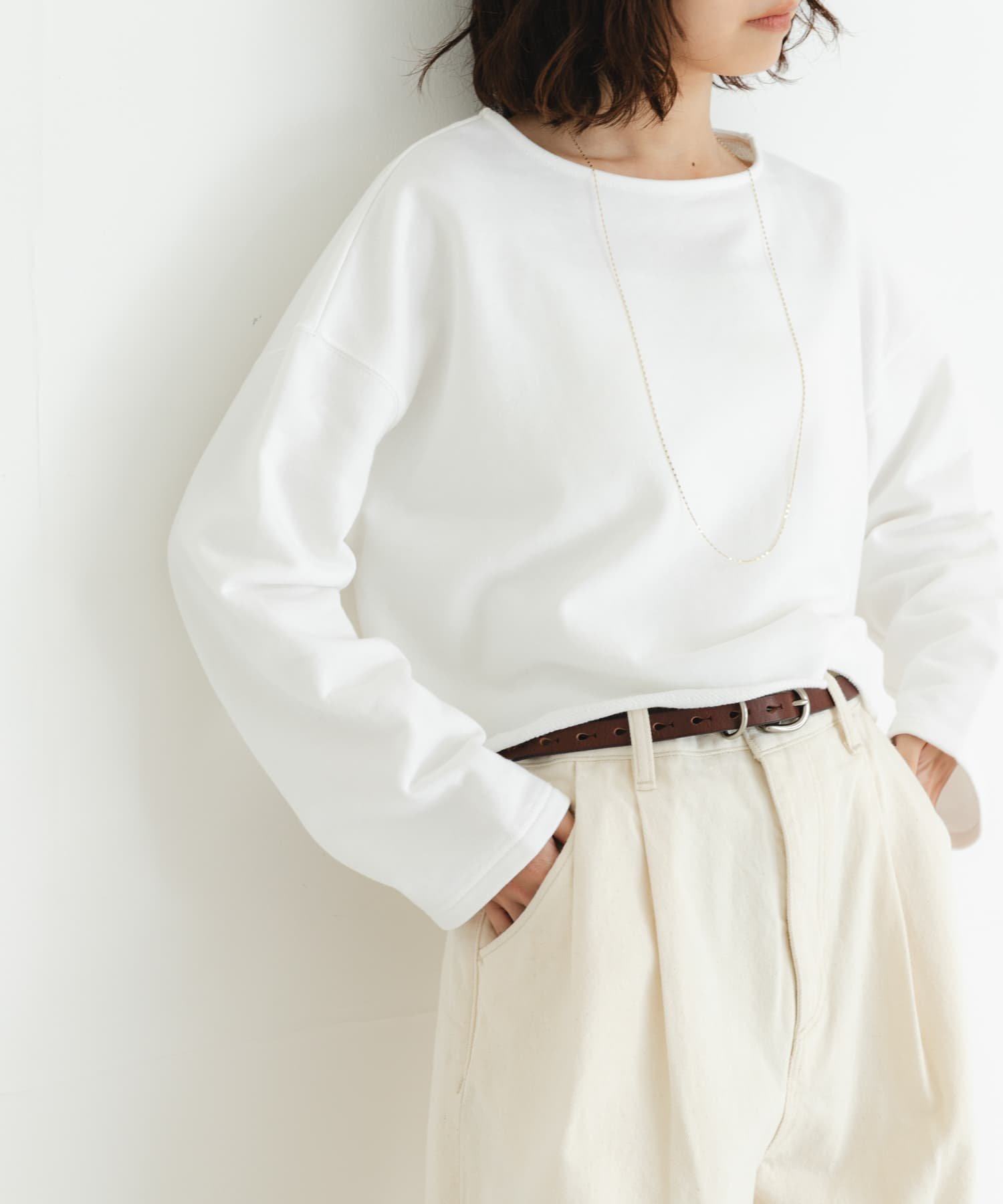 URBAN RESEARCH｜『MADE IN JAPAN』ショート丈カットオフスウェット