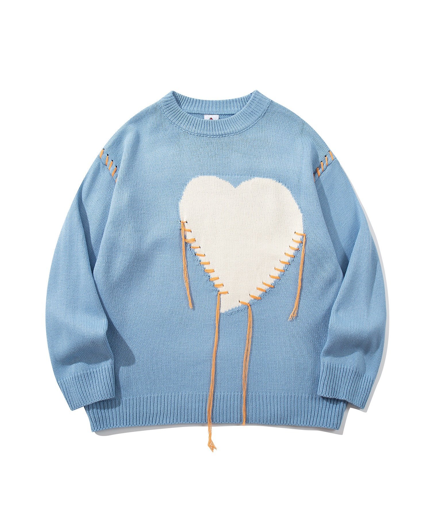 aimoha｜【HOOK】個性派・ハートニット風スウェット | Rakuten Fashion