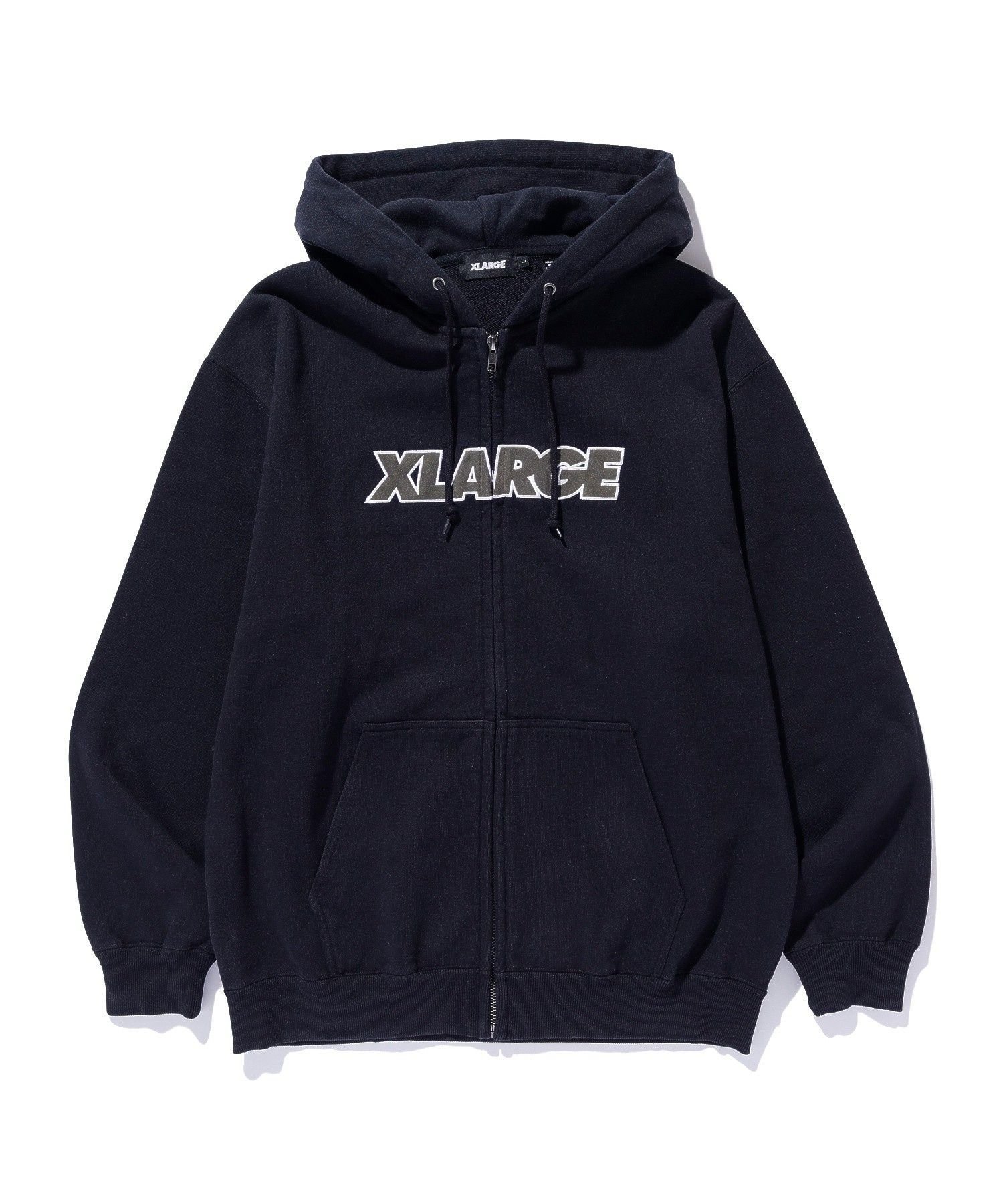 XLARGE｜STANDARD LOGO ZIP UP HOODED SWEATSHIRT | Rakuten Fashion