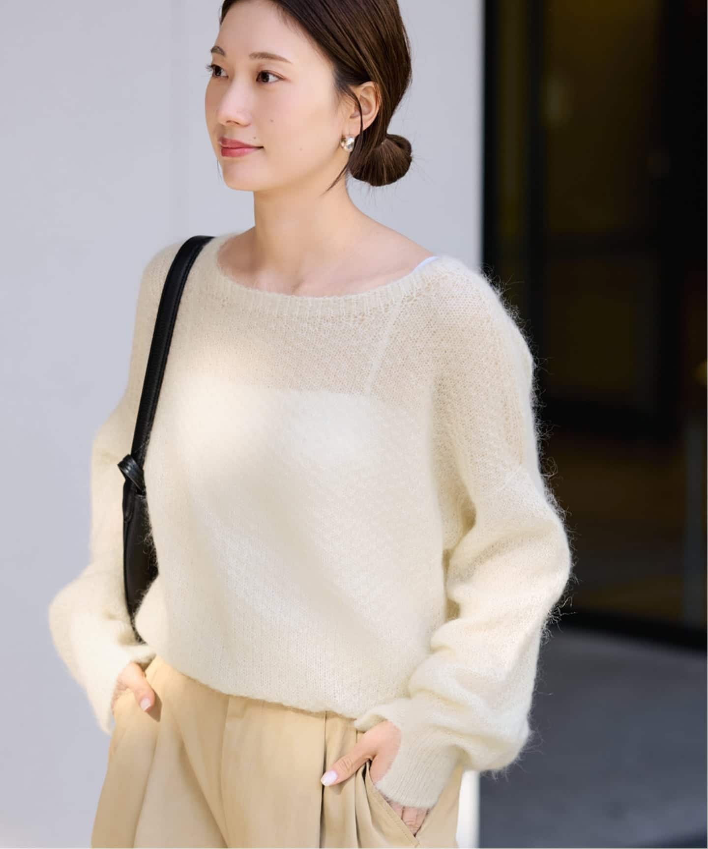 FRAMeWORK｜モヘヤmix カノコ柄プルオーバー | Rakuten Fashion(楽天